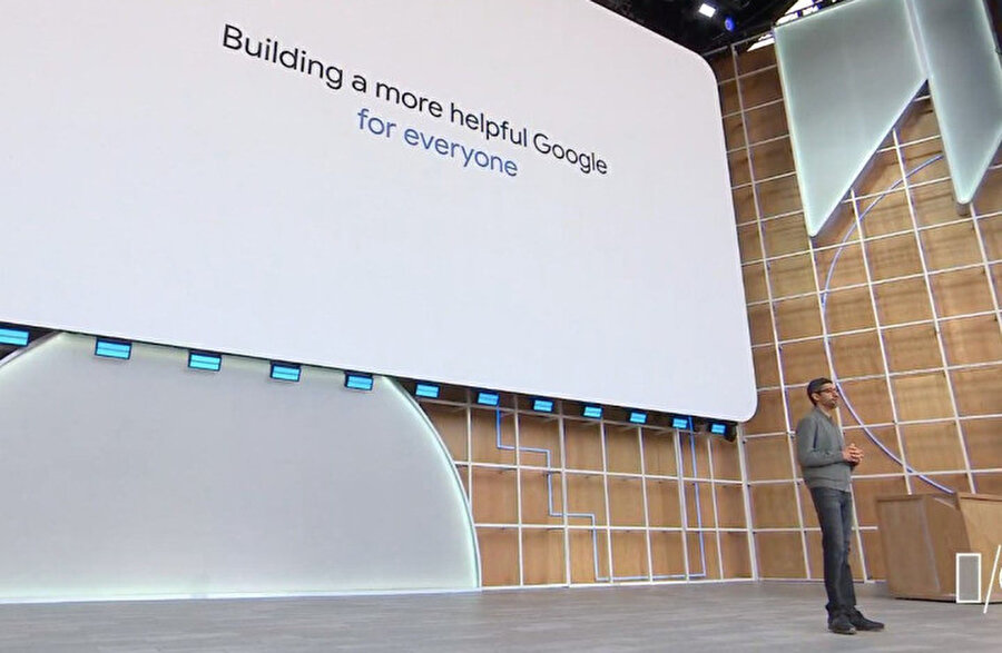 Google CEO'su Sundar Picai ise 'Herkes için daha faydalı bir Google oluşturmak' cümlesi üzerinde durdu.