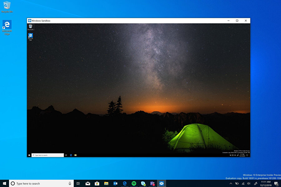 Windows Sandbox, sanallaştırma konusunda kullanıcılara yeni seçenekler sunuyor.