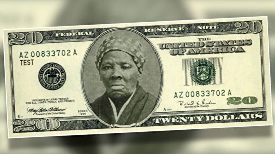 20 doların üzerine Tubman'ın portresinin konulması kararlaştırılmıştı.