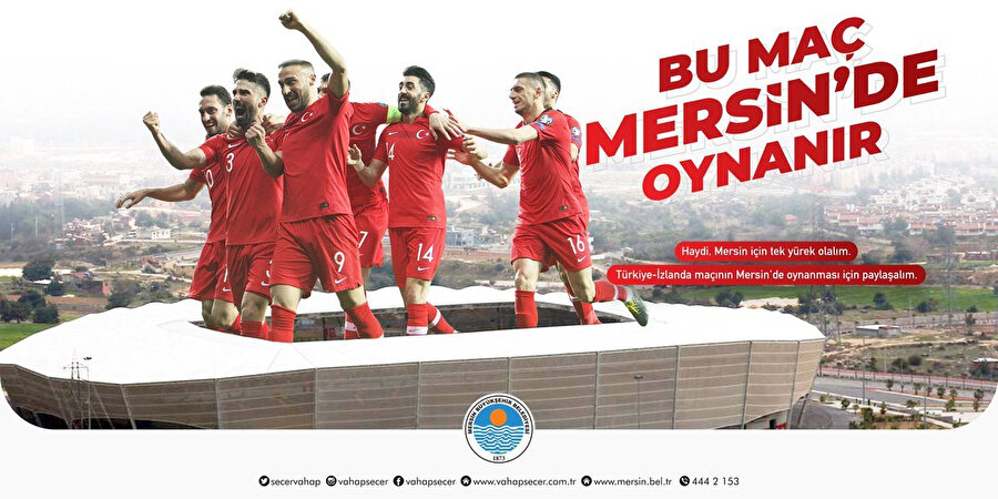 Mersin Büyükşehir Belediyesi'nin kampanya görseli.