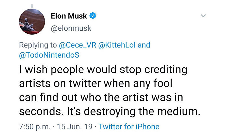 Elon Musk'ın insanların 'isim sorusunu' saçma bulduğunu ifade eden paylaşımı. Musk, Twitter uygulaması başında gerçekten garip bir hal alıyor. 