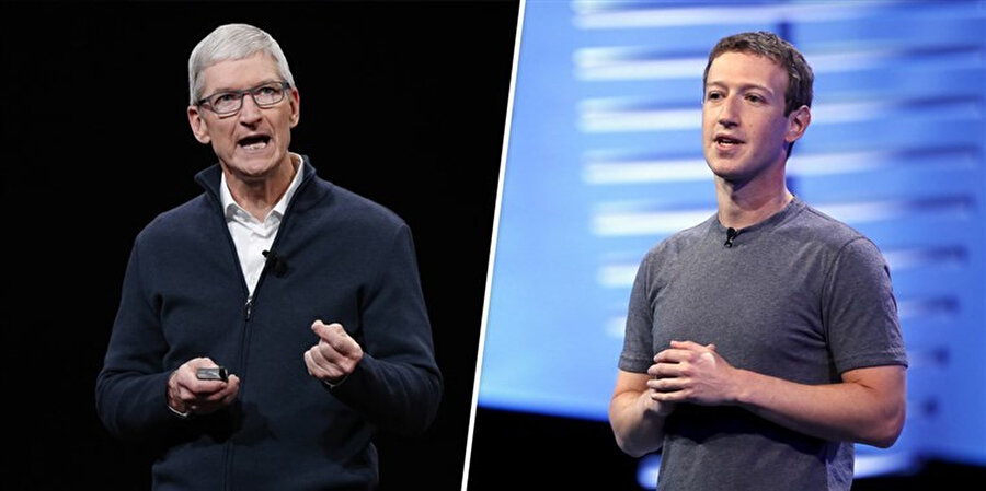 Apple ve Facebook arasındaki gerginlik, CEO seviyesinde de kendini gösterebiliyor. 
