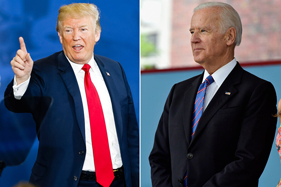 Donald Trump vs Joe Biden. 
