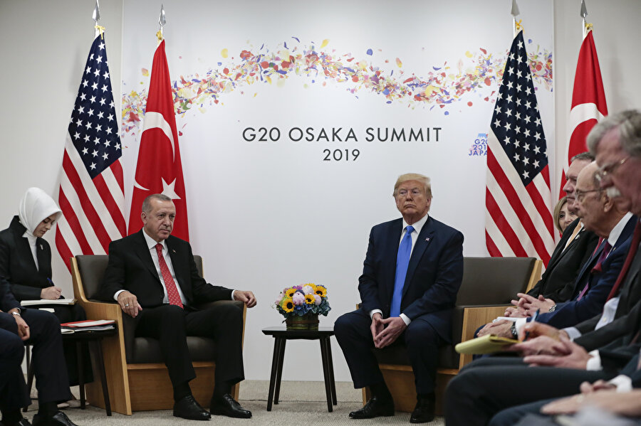 Türkiye Cumhurbaşkanı Recep Tayyip Erdoğan ABD Başkanı Donald Trump ile görüştü.