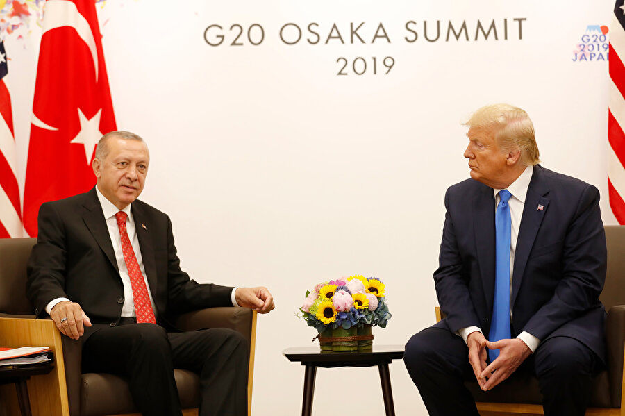 Cumhurbaşkanı Recep Tayyip Erdoğan ve Donald Trump