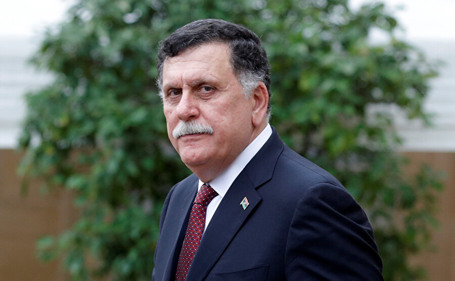 Trablus'taki meşru hükümetin Başbakanı Fâyez Serrâc.