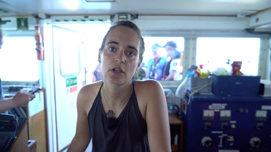 Kaptan Rackete, gemisine aldığı 53 göçmeni kurtarmak için İtalya'nın Lampedusa Adası,'na izinsiz demir attığı için yargılanıyordu. -REUTERS