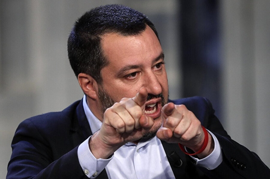 İtalya İçişleri Bakanı Matteo Salvini 