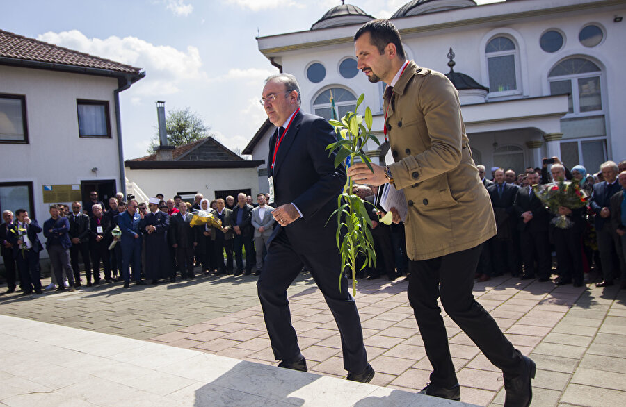 16 nisan 2019'da Bosna Hersek'teki Ahmici katliamının anma töreninden bir kare Fotoğraf: Haris Badzic-AA