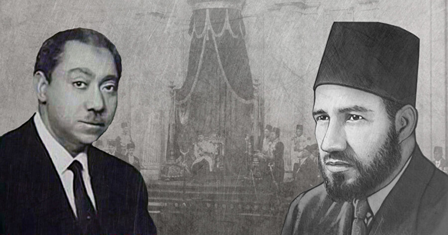 Seyyid Kutub'un (solda) ortaya koyduğu yorumlama, İhvân'ın kurucu lideri Hasan el Bennâ'nın çizgisinden bir tür sapma olarak kabul edilir. 