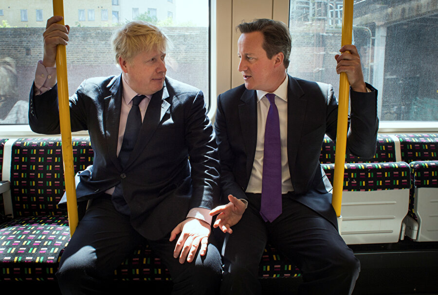 Boris Johnson ve David Cameron. 