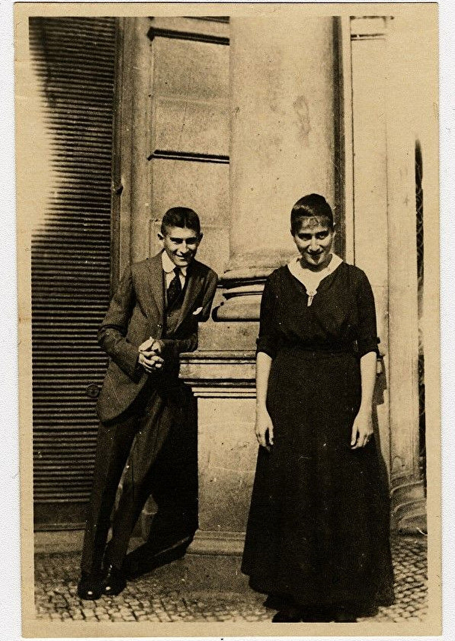 Franz Kafka ve kardeşi Ottla.