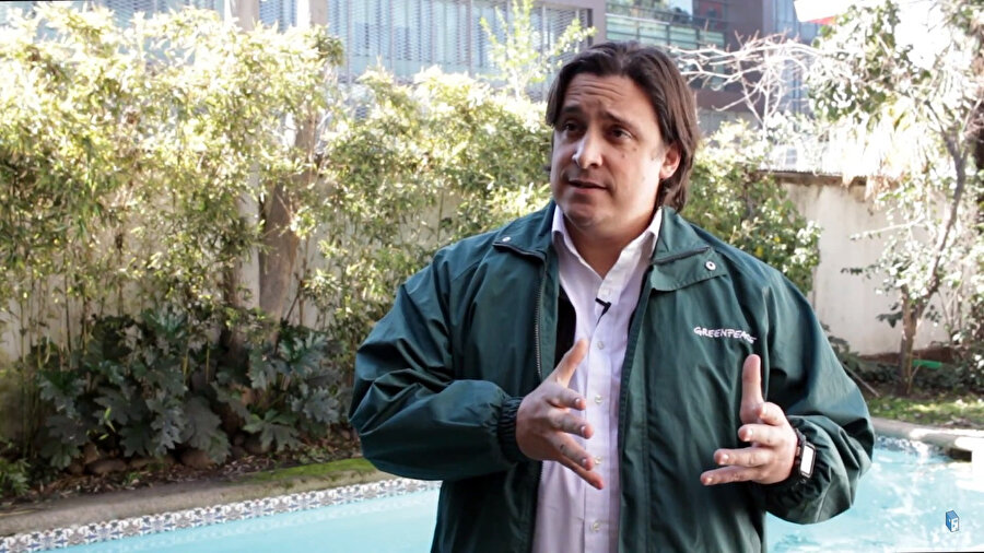 Greenpeace’in Şili Koordinatörü Matias Asun