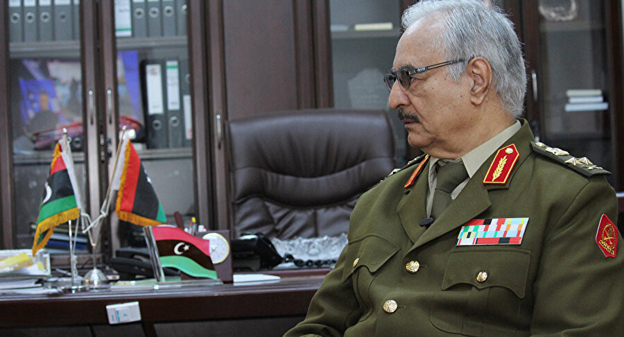 Libya'nın doğusundaki güçleri komuta eden Halife Hafter.