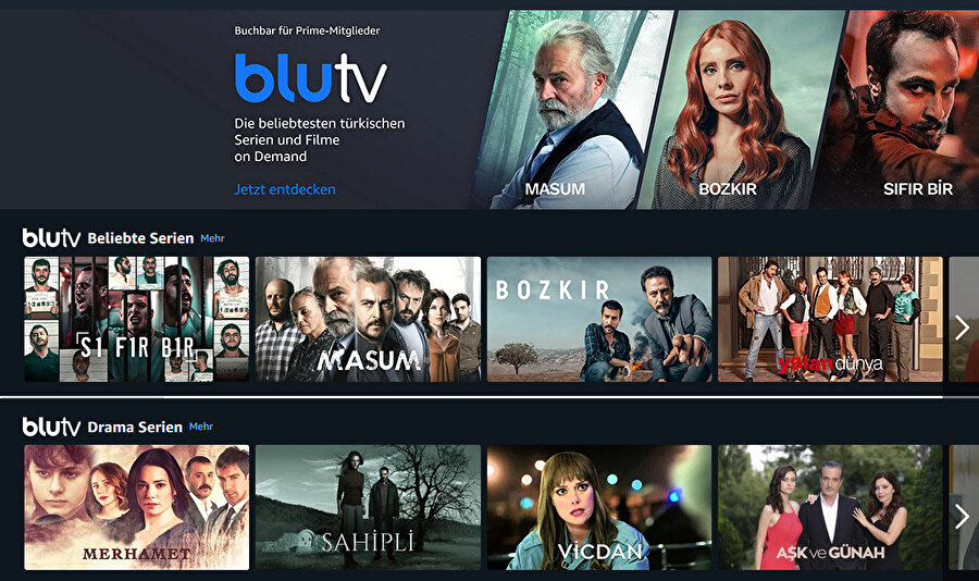 Doğan Yayın Grubu'na ait dijital yayın platformu, BluTV