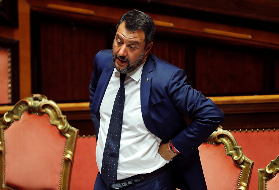  İtalya'nın aşırı sağcı İçişleri Bakanı Matteo Salvini