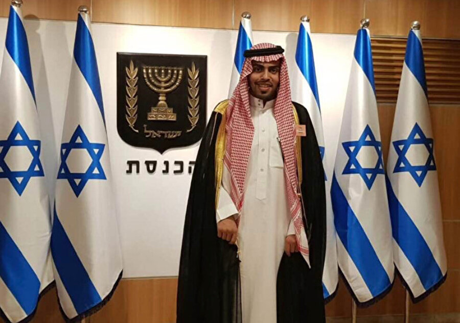 Suudi blogger Muhammed Suud, herhangi bir resmi temsil yetkisi olmasa da, İsrail'de üst düzey kabul gördü.