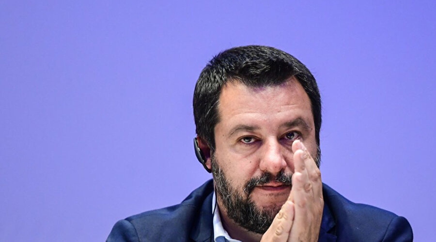 Krizi başlatan İçişleri Bakanı ve Lig Partisi lideri Matteo Salvini 'erken seçim' talep ediyor