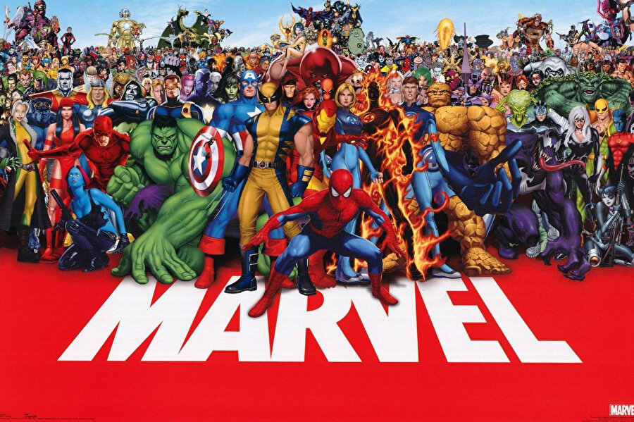 Marvel, onlarca karakteriyle dünyanın en geniş sanat organizasyonları arasında değerlendiriliyor. 