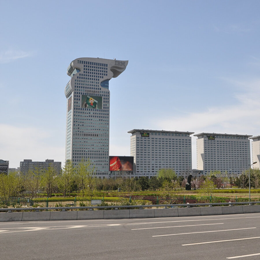 Guo Wengui'nin satılan binası.