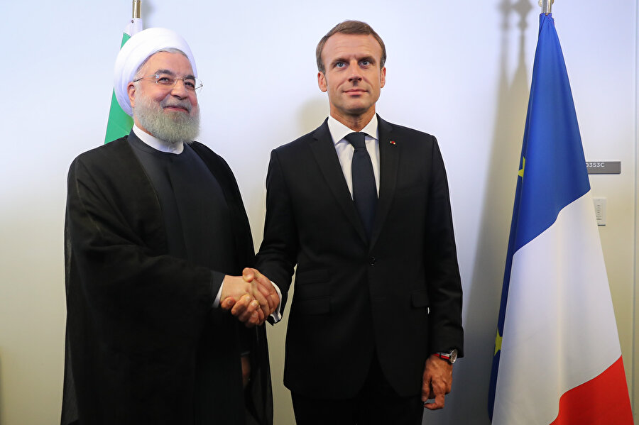 Ruhani ve Macron 2018'de bir araya gelmişti.
