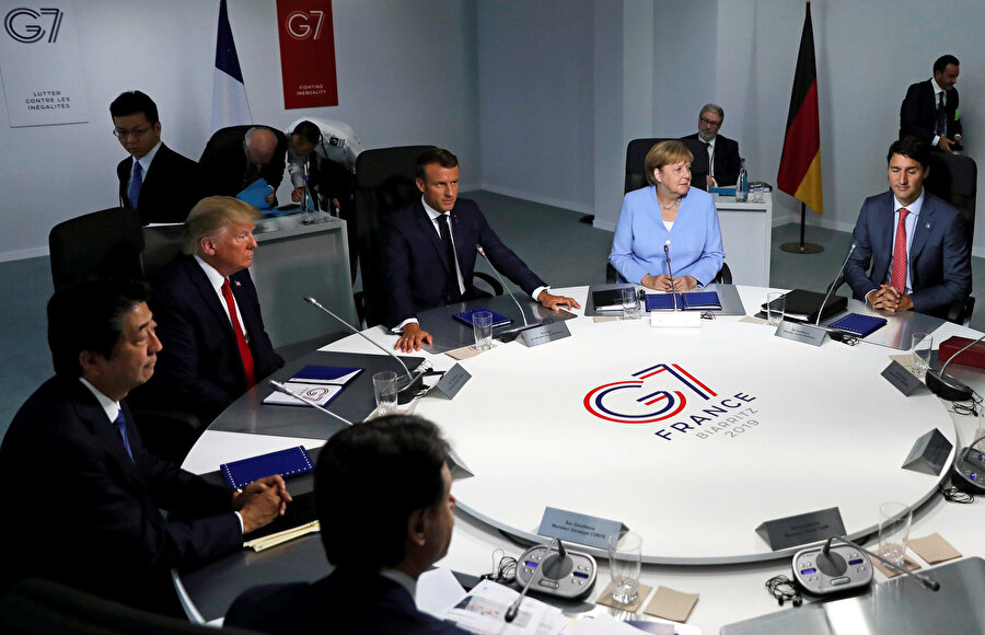 G7 Zirvesi Fransa'nın ev sahipliğinde gerçekleştirildi.