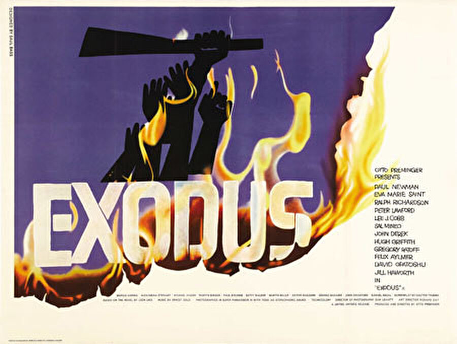 Çakmaklı, Otto Preminger’in yönettiği Exodus (1960) filmini Siyonizm propagandası yaptığı için eleştirir.
