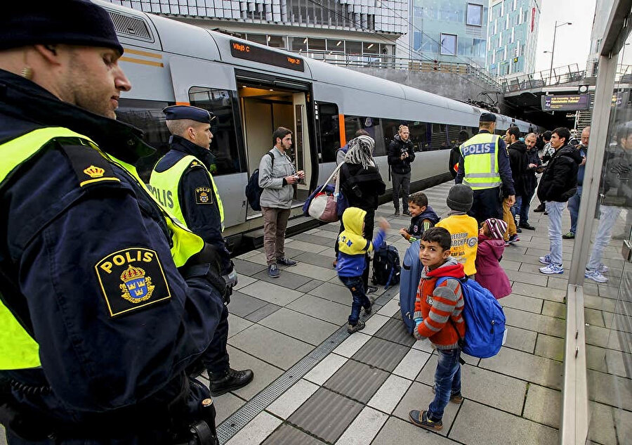 İsveç'te yaşayan mülteciler.
