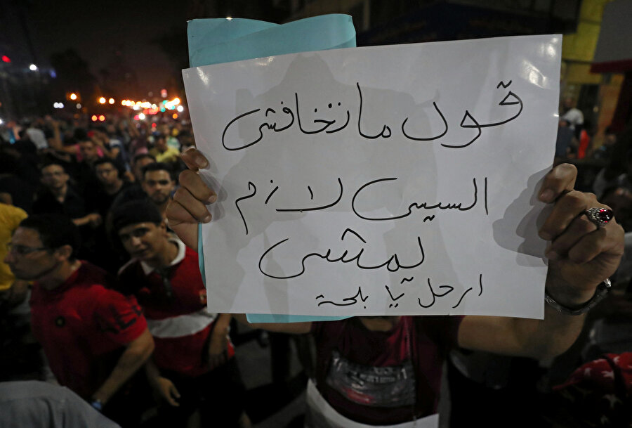 Mısır'da Sisi karşıtı protestolar devam ediyor.
