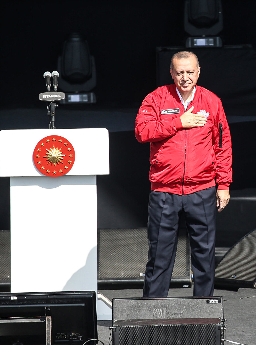 Cumhurbaşkanı Recep Tayyip Erdoğan TEKNOFET'te konuşuyor.