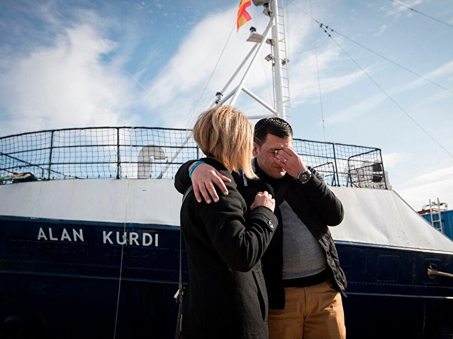 Professor Albrecht Penck isimli kurtarma gemisine, Alan Kurdi'nin adı verildi.
