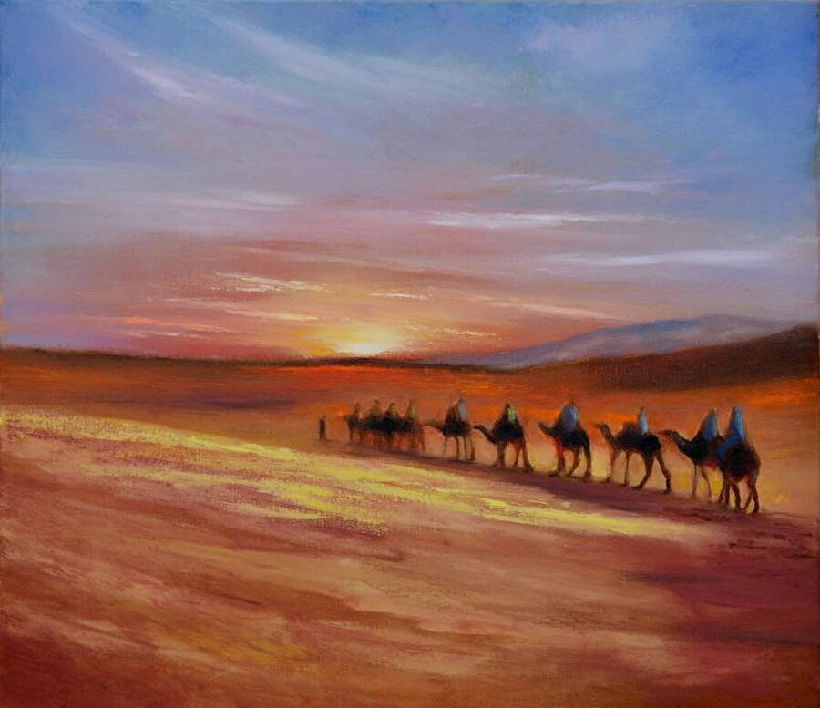 Mus’ab, ilk Medine muhaciri ve muallimi olarak yola koyuldu.