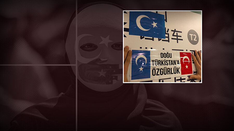 Çin'in Doğu Türkistan'da yaşayan Uygurlara yapmış olduğu uygulamalar nedeniyle İstanbul'daki Çince yönlendirme tabelaları tepki çekti.