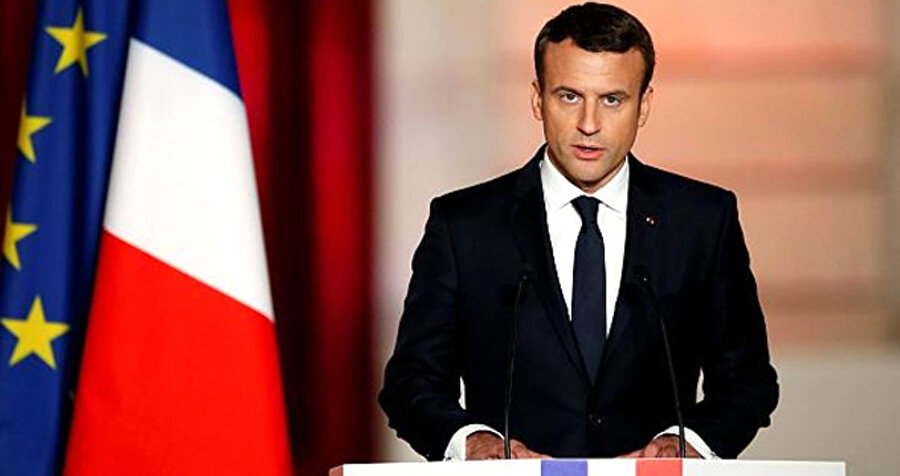 Fransa Cumhurbaşkanı Emmanuel Macron, terör örgütü YPG'nin sözcüsüyle görüştü.