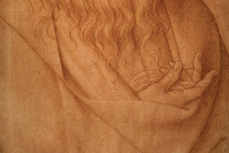 Leonardo da Vinci'nin felç geçirdiğini ve kas hareketlerinin zayıfladığı iddia edildi. Kanıt olarak da bu fotoğraf gösteriliyor 
