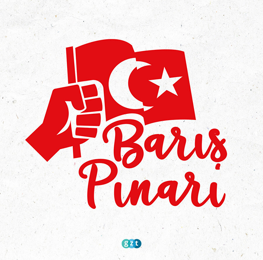 GZT'nin Barış Pınarı Harekatı için hazırladığı özel logo.