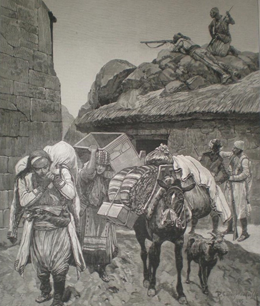 Doğu Rumeli'den göç eden Türkler, 1885.