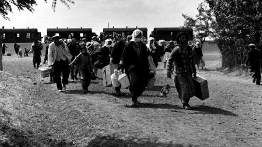 1950-51'de Türkiye'ye göç eden azınlıklar.