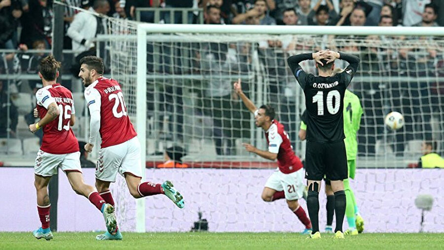 Beşiktaş, Vodafone Park'ta Braga ile oynadığı mücadeleyi 2-1 kaybetmişti.