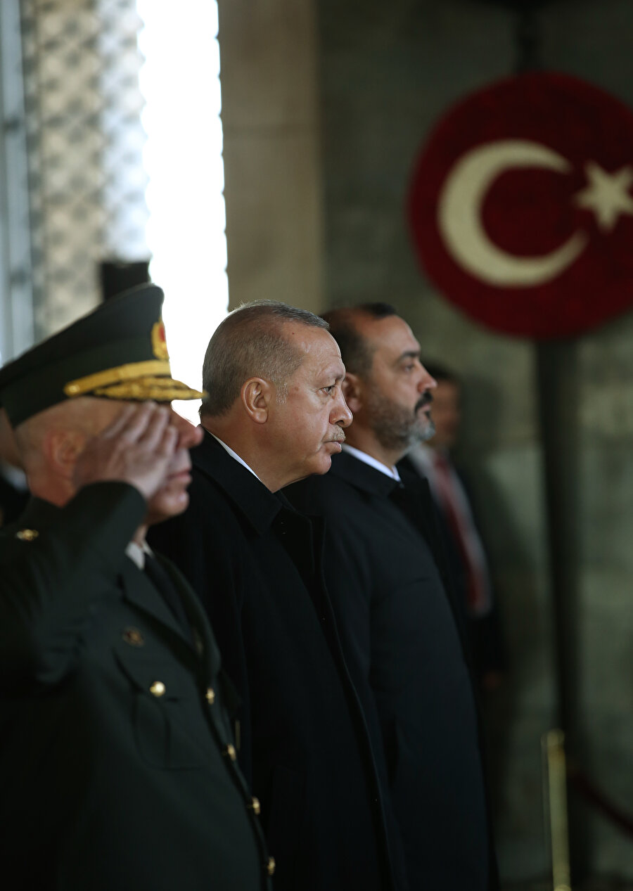 Cumhurbaşkanı Erdoğan, Atatürk'ü anma törenlerine katıldı. 