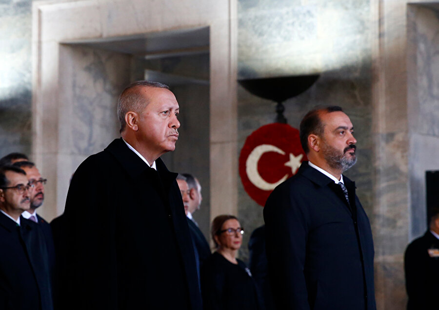 Cumhurbaşkanı Recep Tayyip Erdoğan, Gazi Mustafa Kemal Atatürk'ü ziyaret etti. -AA