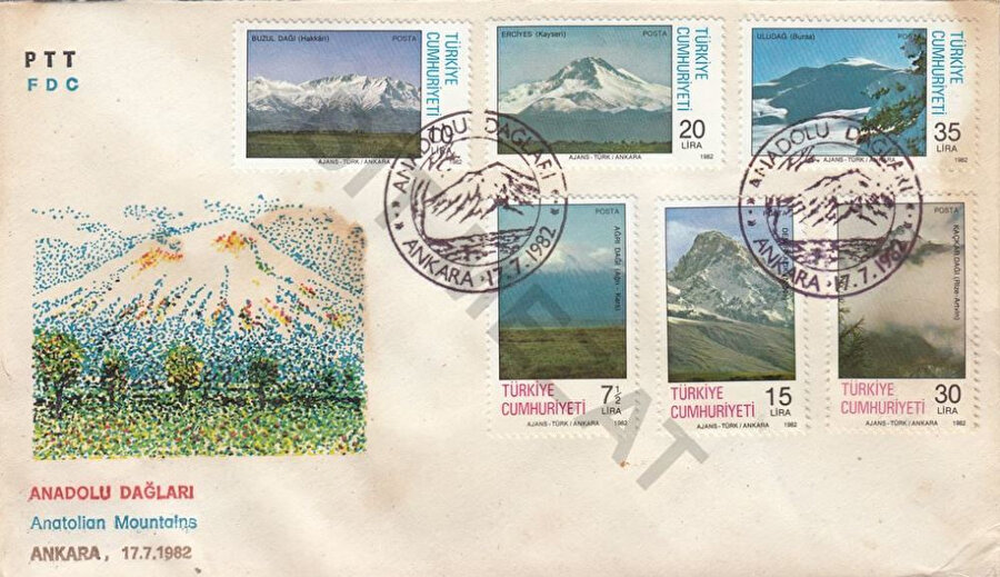 Anadolu Dağları pulları