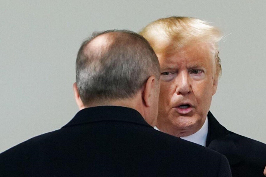 Erdoğan ve Trump Beyaz Saray'da görüştü.