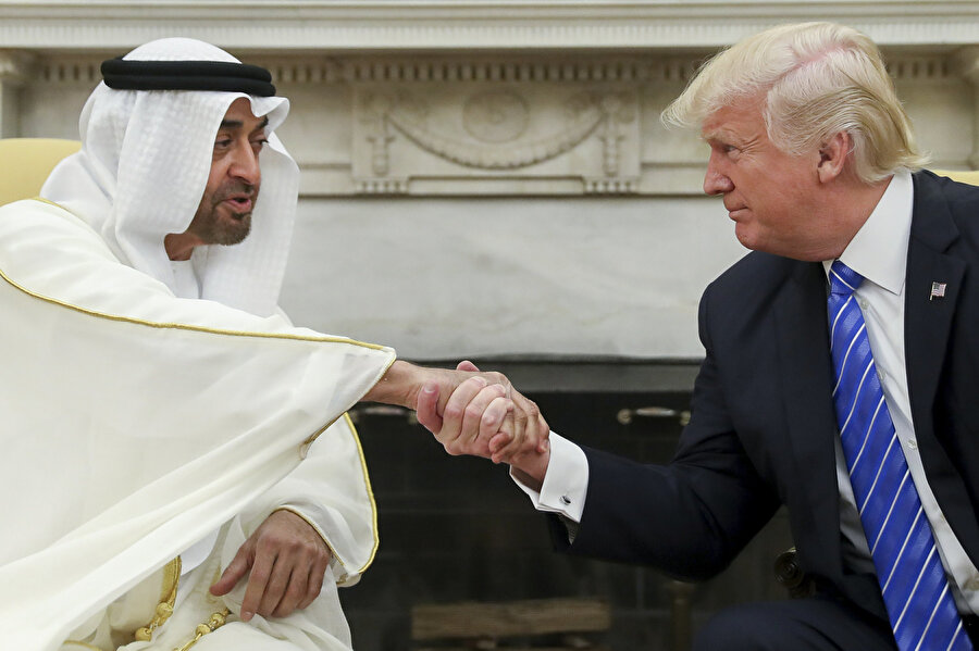 ABD Başkanı Donald Trump ve Abu Dabi Veliaht Prensi Muhammed bin Zayed.