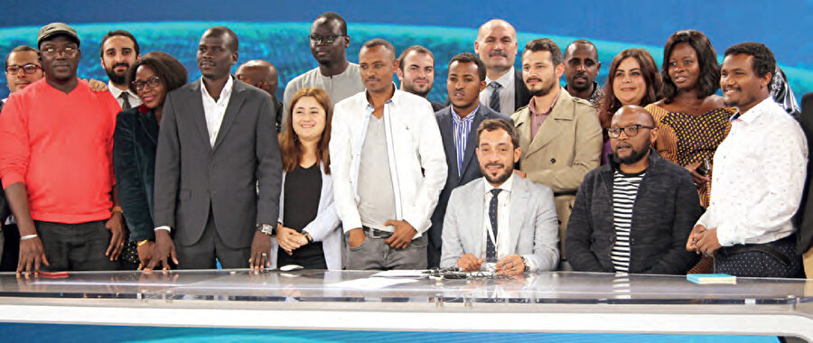 Somali devlet kanalında sunucu olan Abdişakur Ali Ahmed program sayesinde ilk kez yurtdışına gelmiş.