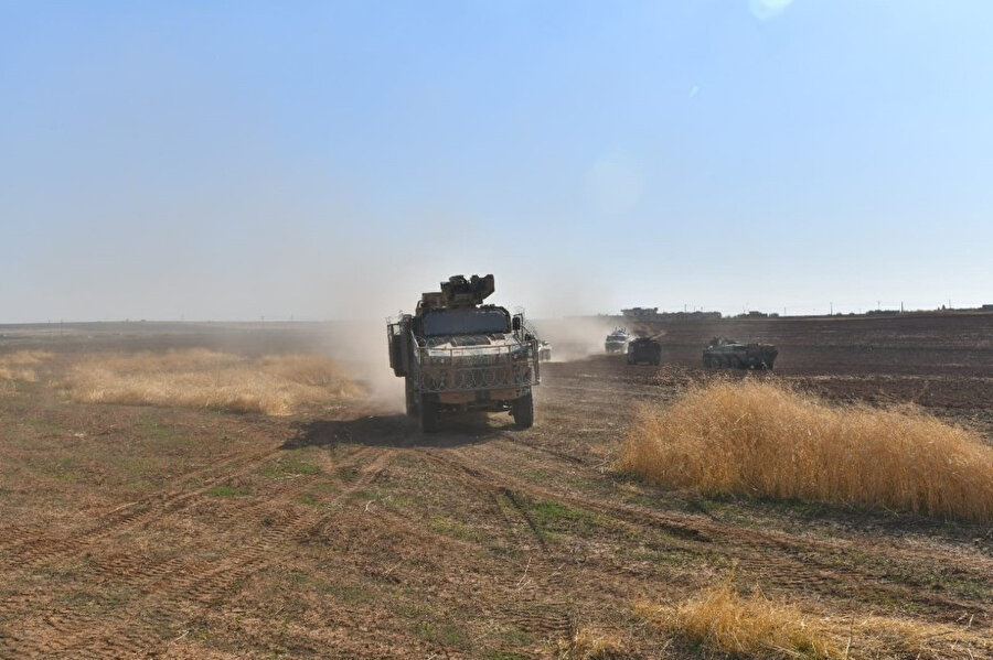 Türkiye ve Rusya ortak kara devriyelerindeki tank