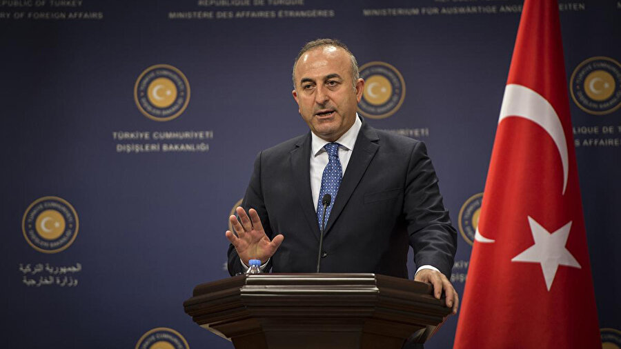 Mevlüt Çavuşoğlu'nun Dışişleri Bakanlığı'ndaki konuşmasından.