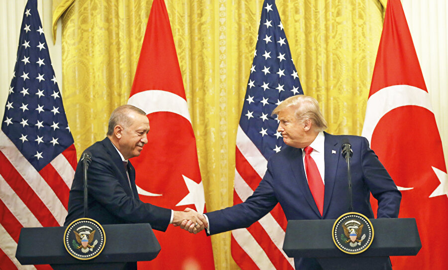 Donald Trump, Erdoğan'ı çok samimi karşılamıştı...