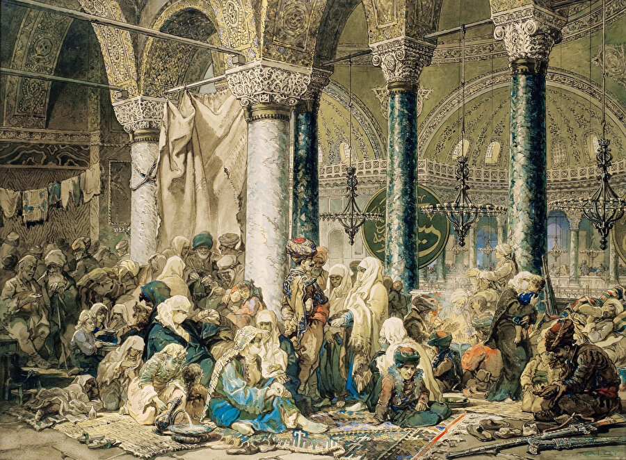 Camilerde dalgalanan perdeler-Cihan Aktaş