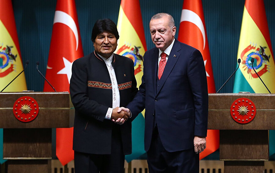 Bolivya Devlet Başkanı Morales, Türkiye'nin ülkesine yaptığı sağlık yardımlarından ötürü teşekkürlerini dile getirmişti.
